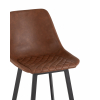 Стул барный TEXAS экокожа коричневый
