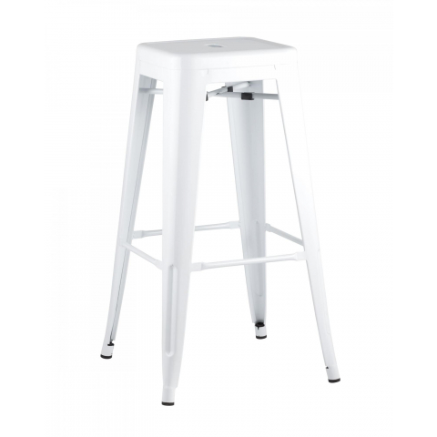Стул барный TOLIX style белый глянцевый