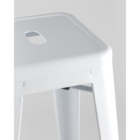 Стул барный TOLIX style белый глянцевый