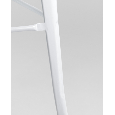 Стул барный TOLIX style белый глянцевый