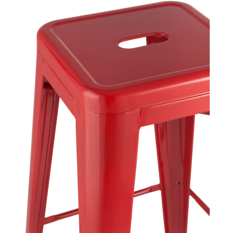 Стул барный TOLIX style красный глянцевый