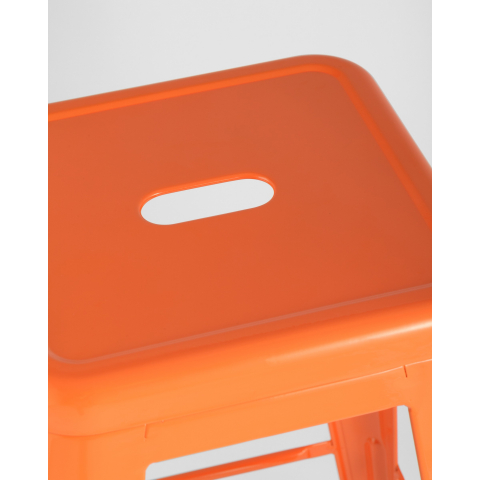 Стул барный TOLIX style оранжевый глянцевый