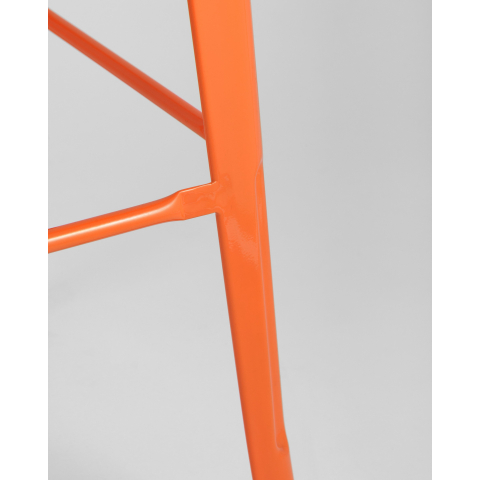 Стул барный TOLIX style оранжевый глянцевый