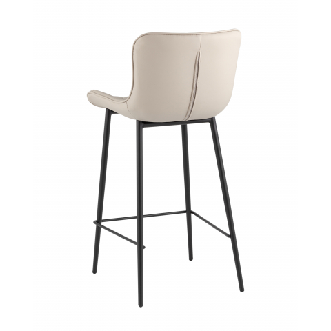 Стул барный Vault экокожа серый