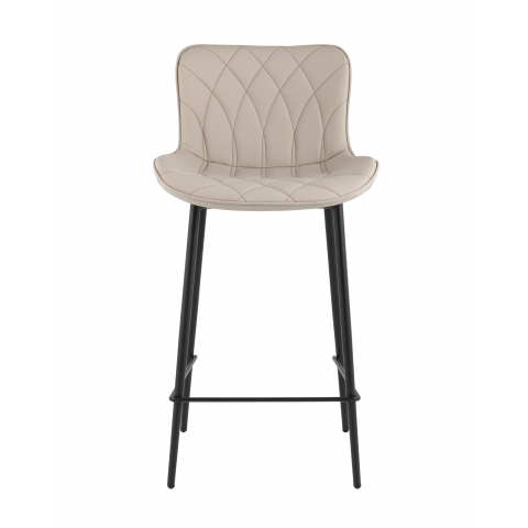 Стул барный Vault экокожа серый