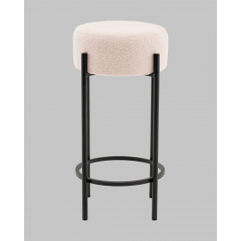 Стул барный Беккет букле бежевый