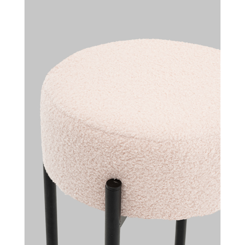 Стул барный Беккет букле бежевый