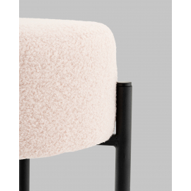 Стул барный Беккет букле бежевый