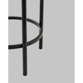 Стул барный Беккет букле темно-серый