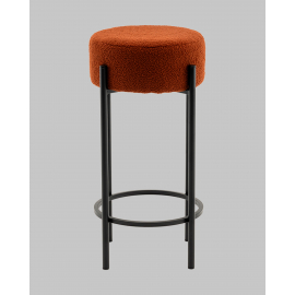 Стул барный Беккет букле терракотовый