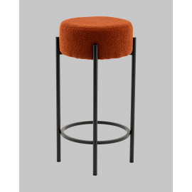 Стул барный Беккет букле терракотовый