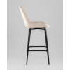 Стул барный Флекс с поворотным механизмом велюр бежевый