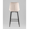 Стул барный Флекс с поворотным механизмом велюр бежевый