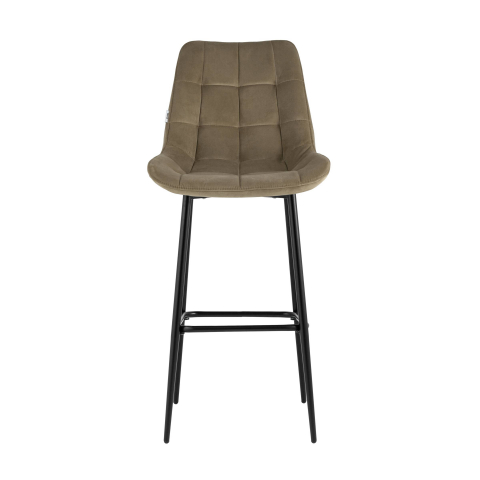 Стул барный Флекс велюр капучино