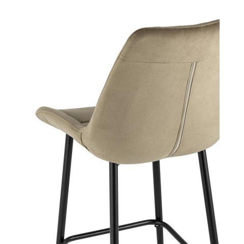 Стул барный Флекс велюр капучино