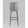 Стул барный Флекс велюр серый 2 шт