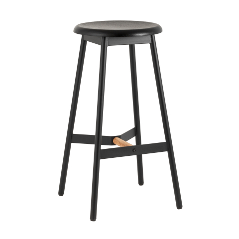 Стул барный Knobb черный 2 шт