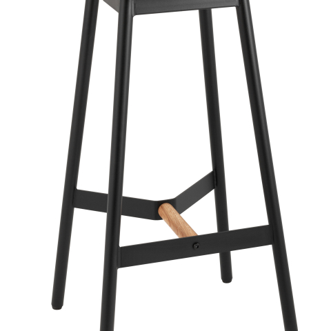 Стул барный Knobb черный 2 шт