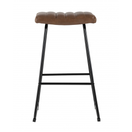 Стул барный Ковбой экокожа коричневый