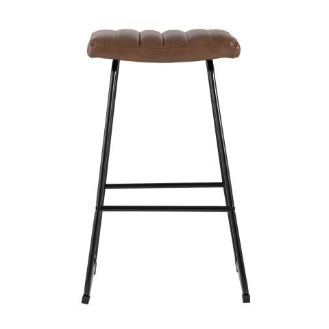 Стул барный Ковбой экокожа коричневый