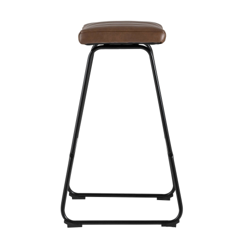 Стул барный Ковбой экокожа коричневый