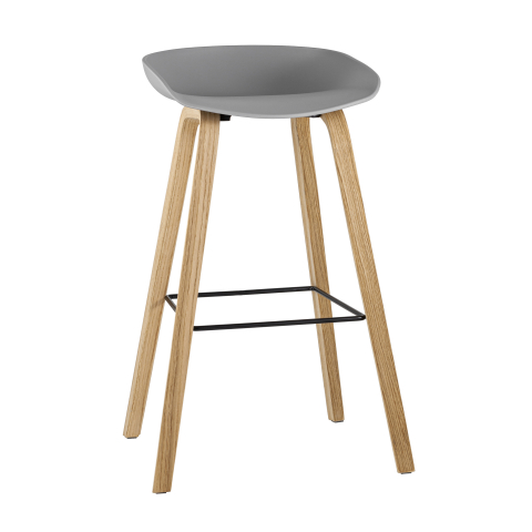 Стул барный LIBRA СЕРЫЙ 2 шт