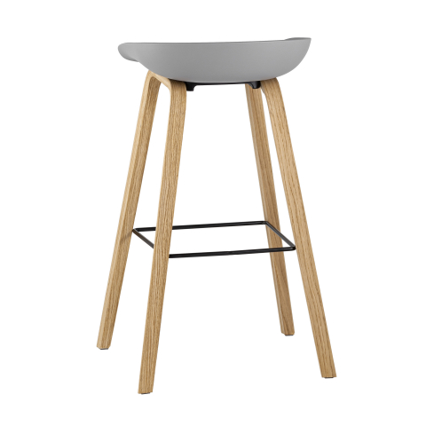 Стул барный LIBRA СЕРЫЙ 2 шт