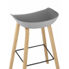 Стул барный LIBRA СЕРЫЙ 2 шт