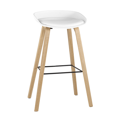 Стул барный LIBRA SOFT БЕЛЫЙ 2 шт