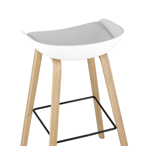 Стул барный LIBRA SOFT БЕЛЫЙ 2 шт