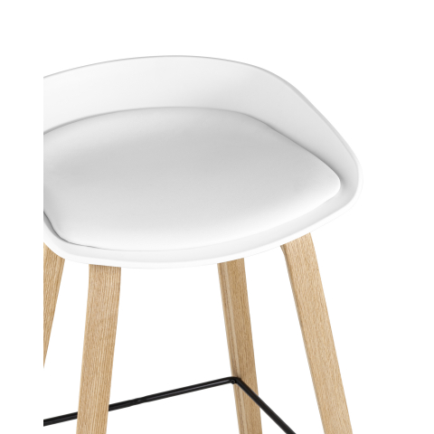 Стул барный LIBRA SOFT БЕЛЫЙ 2 шт