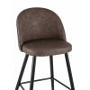 Стул барный Лион коричневая экокожа
