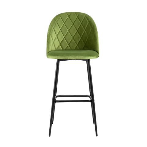 Стул барный Марсель велюр травяной