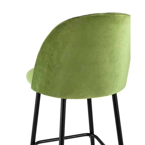 Стул барный Марсель велюр травяной