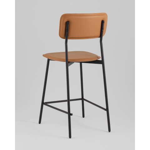 Стул полубарный Mikkie коричневый