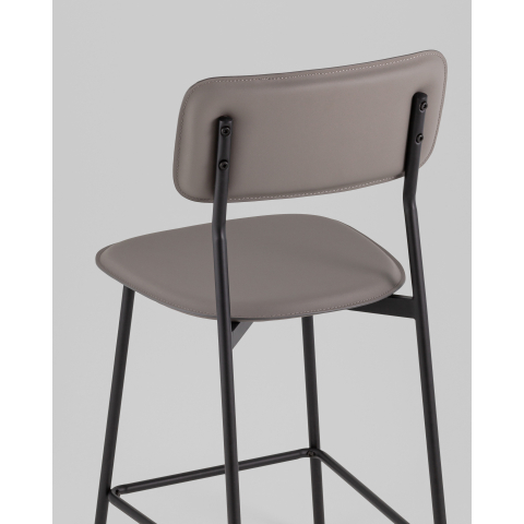 Стул полубарный Mikkie серый