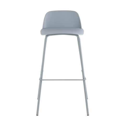 Стул барный Mist серо-голубой
