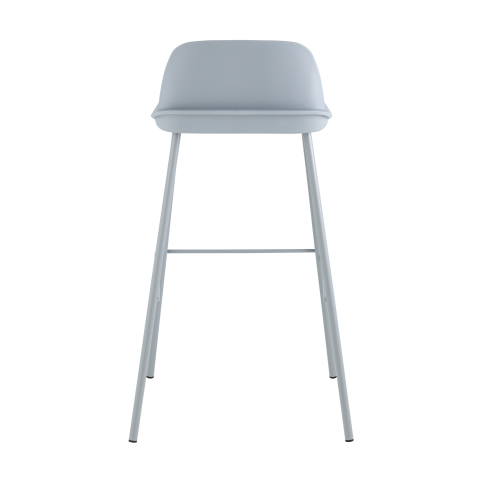 Стул барный Mist серо-голубой