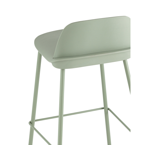 Стул барный Mist серо-зеленый 4 шт