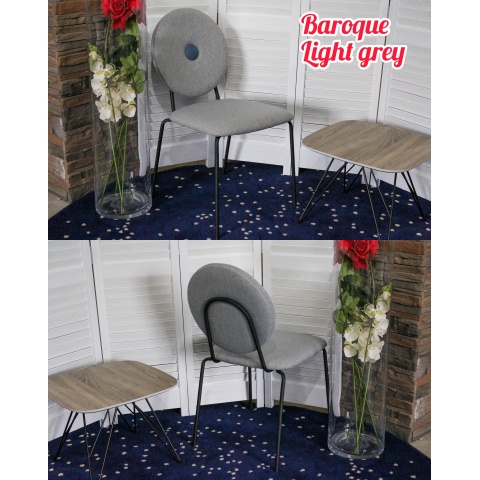 Стул BAROQUE светло-серый