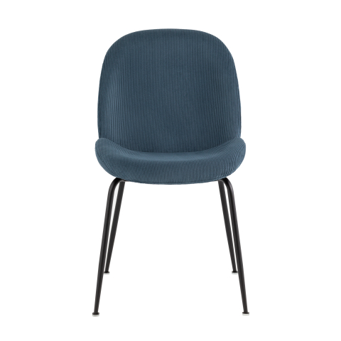 Стул Beetle велюр голубой