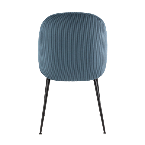 Стул Beetle велюр голубой
