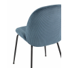 Стул Beetle велюр голубой