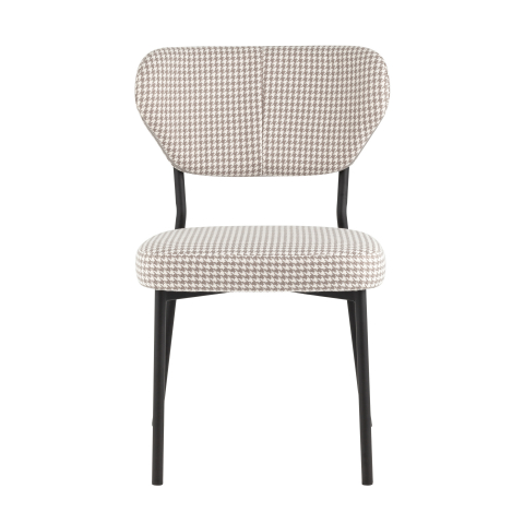 Стул Билл гусиная лапка бежевый