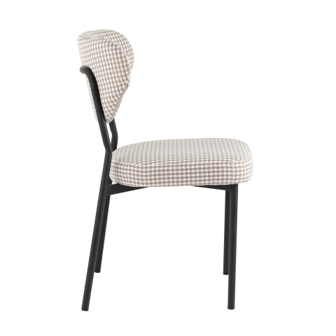 Стул Билл гусиная лапка бежевый