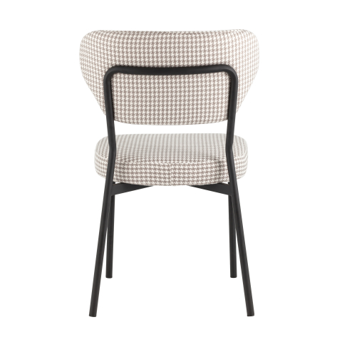 Стул Билл гусиная лапка бежевый