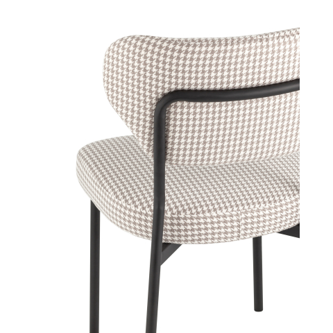 Стул Билл гусиная лапка бежевый