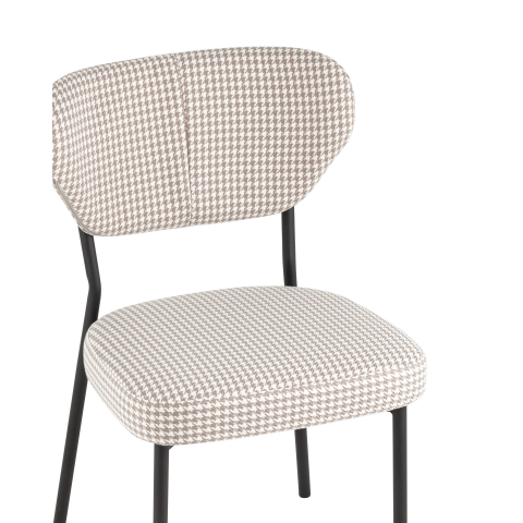 Стул Билл гусиная лапка бежевый