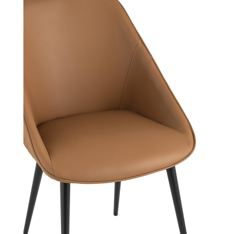 Стул Бланш экокожа коричневый