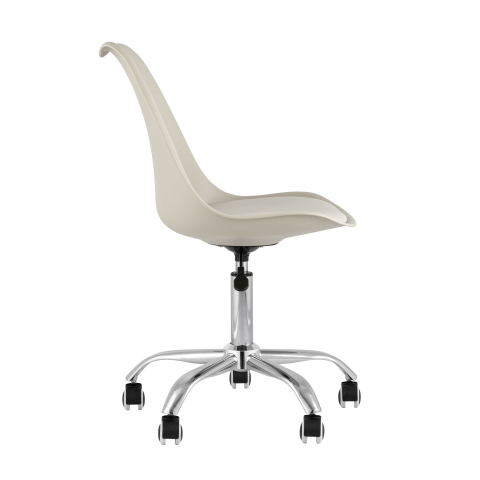 Стул офисный BLOK NEW пластиковый бежевый